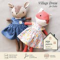 Village Dress for Dolls - Digital Download Sewing Pattern