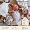 Easy Nightgown For Dolls - Digital Download Sewing Pattern