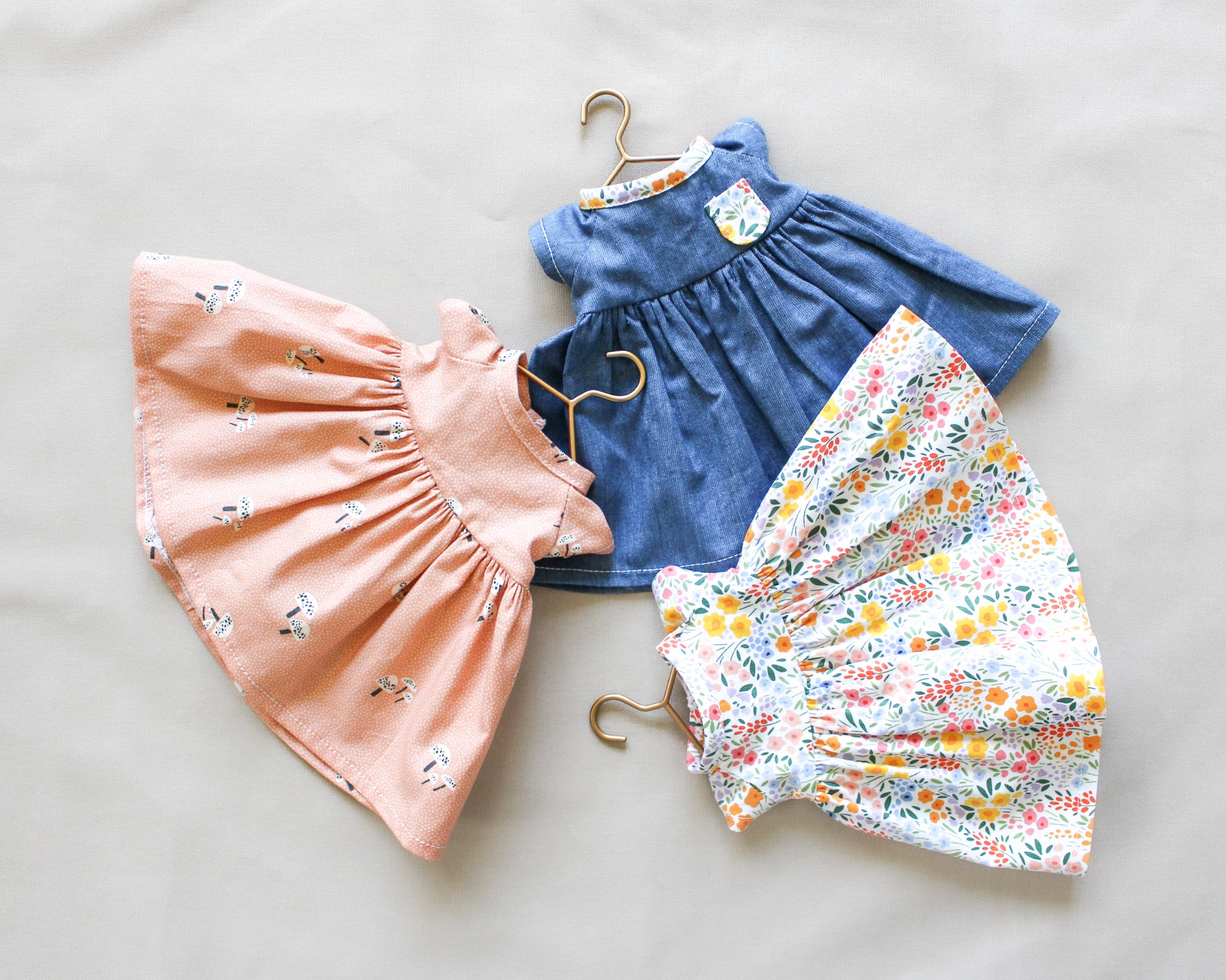 Village Dress for Dolls - Digital Download Sewing Pattern