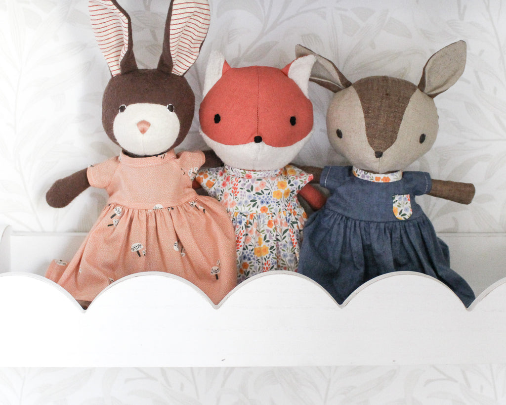 Village Dress for Dolls - Digital Download Sewing Pattern